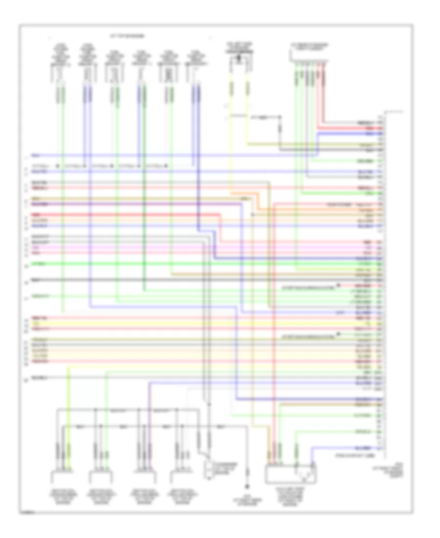 1.3L, Engine Performance Wiring Diagram (5 of 5) for Mazda RX-8 Touring 2007