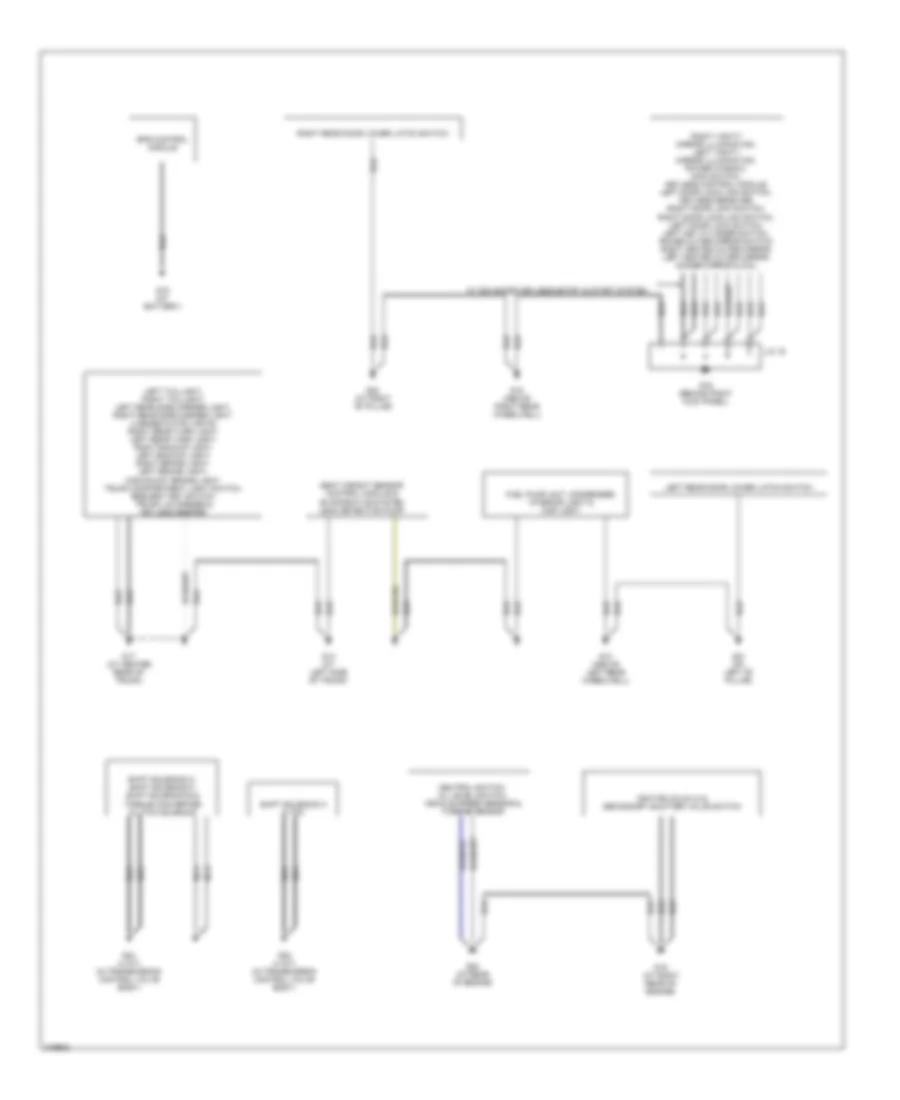 Ground Distribution Wiring Diagram 2 of 2 for Mazda RX 8 Touring 2007