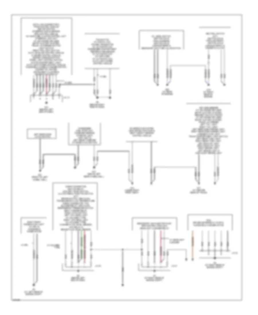 Ground Distribution Wiring Diagram 1 of 2 for Mazda RX 8 Sport 2009