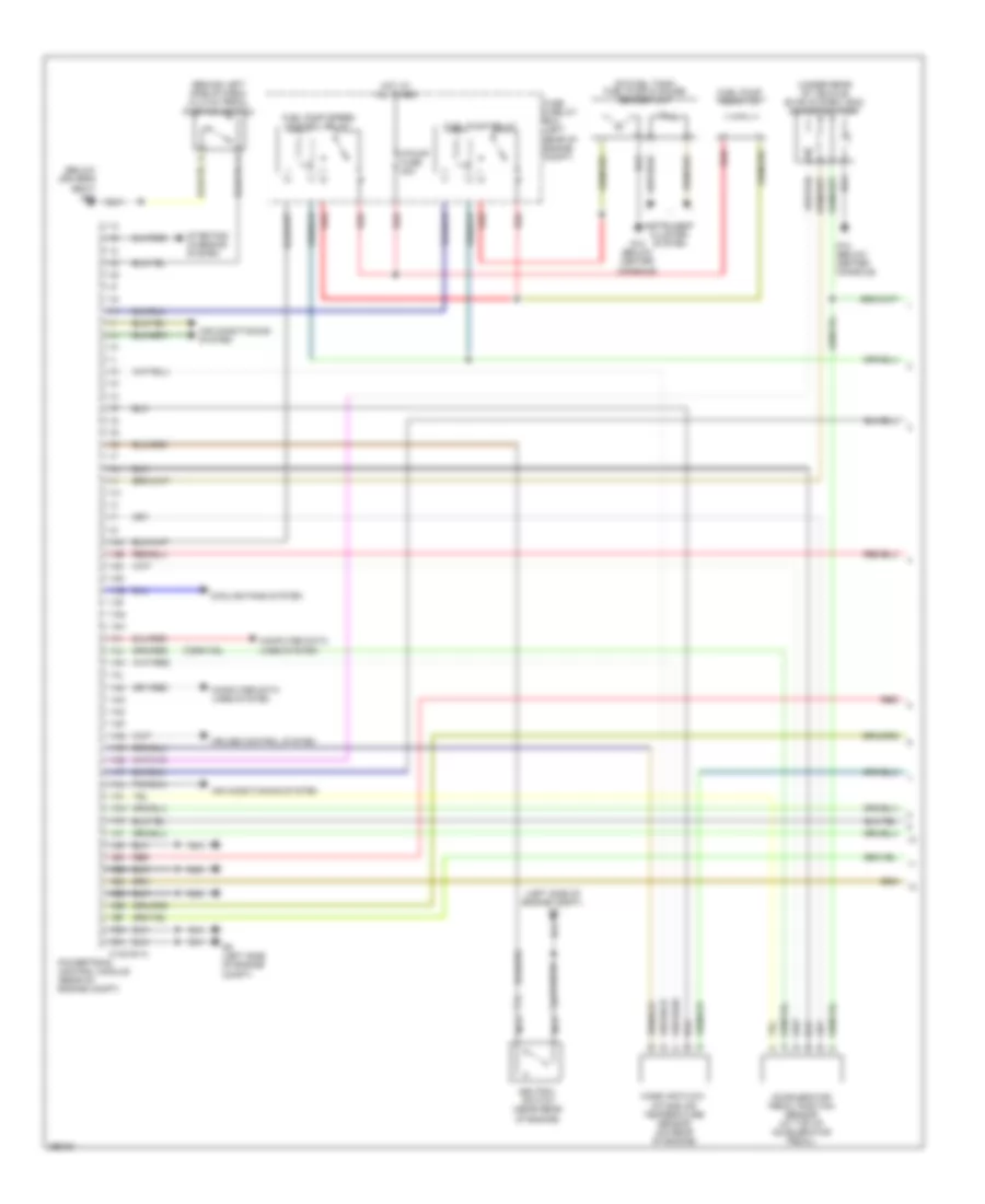 2.3L Turbo, Engine Performance Wiring Diagram (1 of 4) for Mazda 3 i Sport 2008
