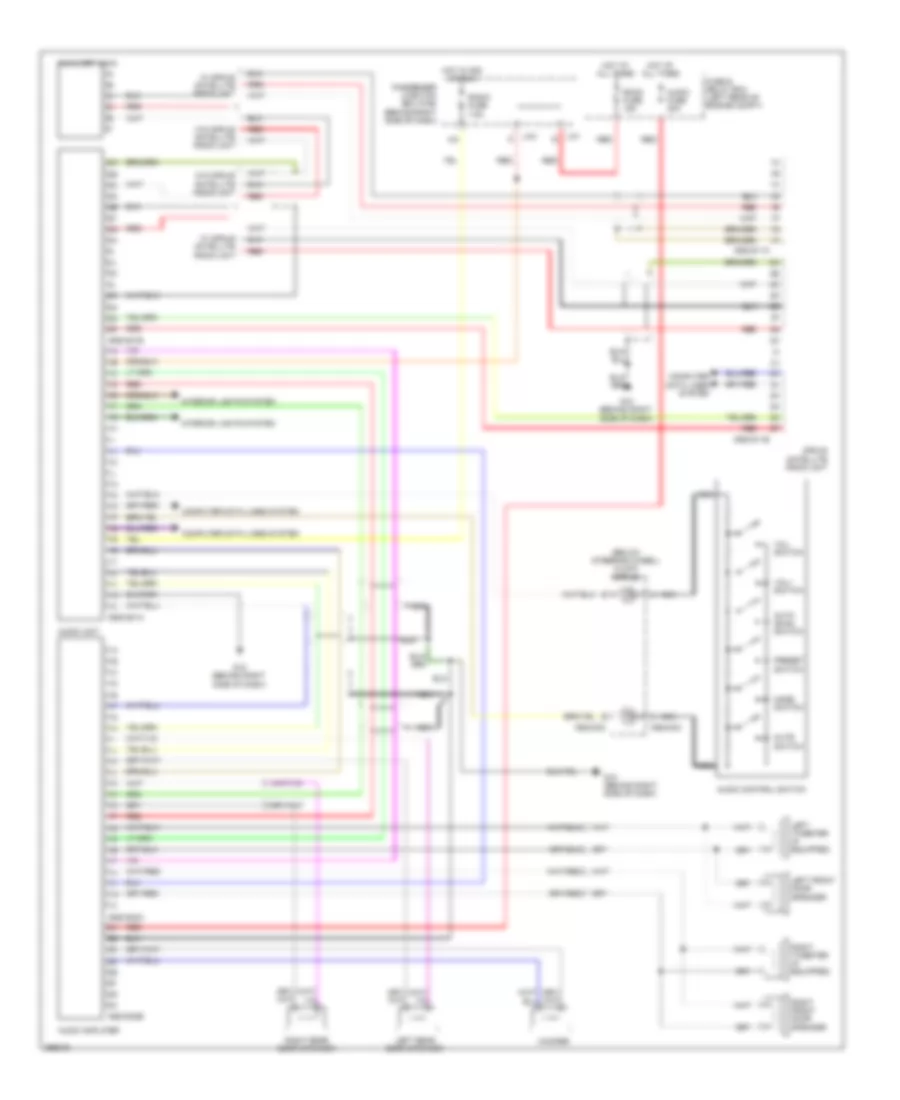 Radio Wiring Diagram, with Bose without Navigation for Mazda 3 i Sport 2008