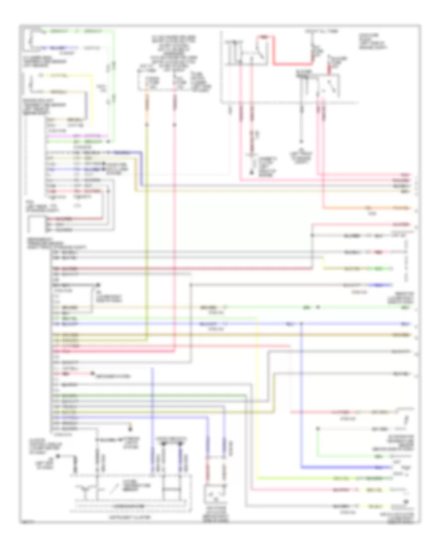 Manual AC Wiring Diagram (1 of 2) for Mazda 6 i Grand Touring 2011