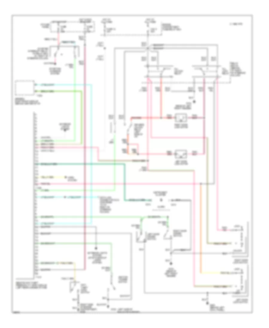 Anti-theft Wiring Diagram for Mazda B4000 LE 1995