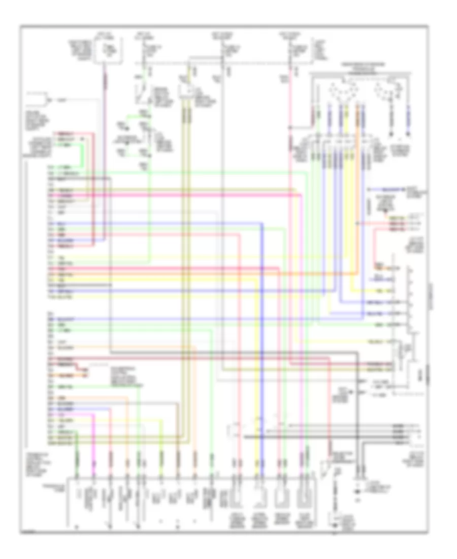 AT Wiring Diagram for Mazda MPV LX 2002