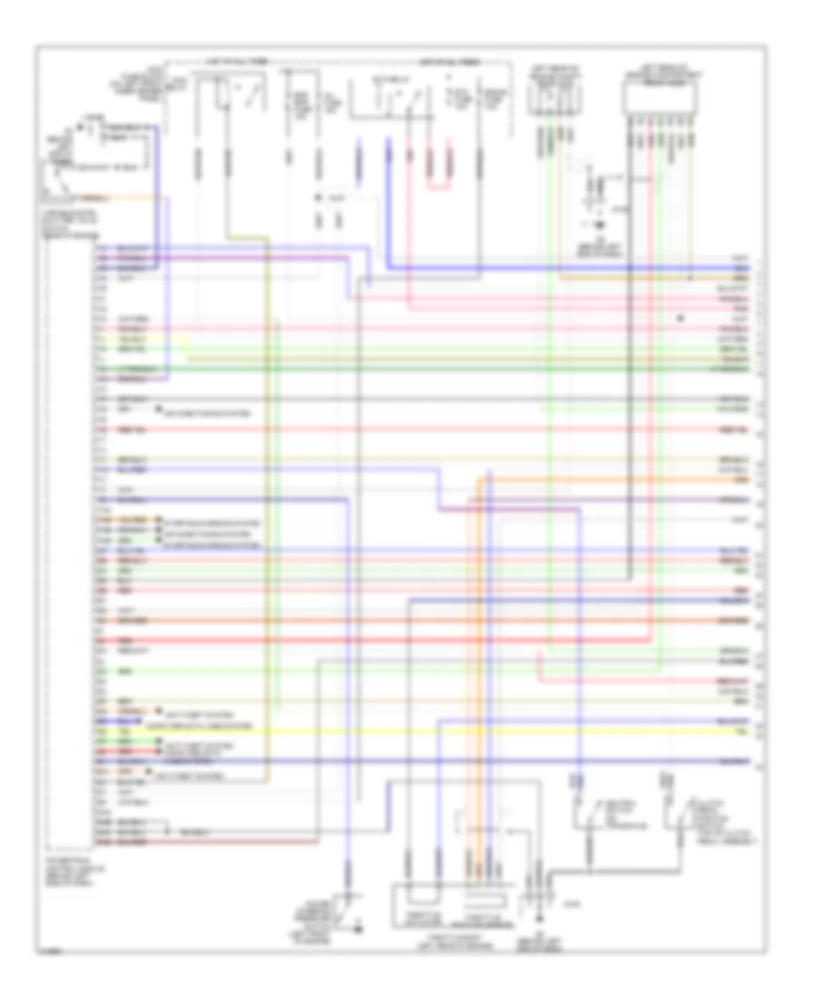 2.3L Turbo, Engine Performance Wiring Diagram (1 of 4) for Mazda 6 s 2006
