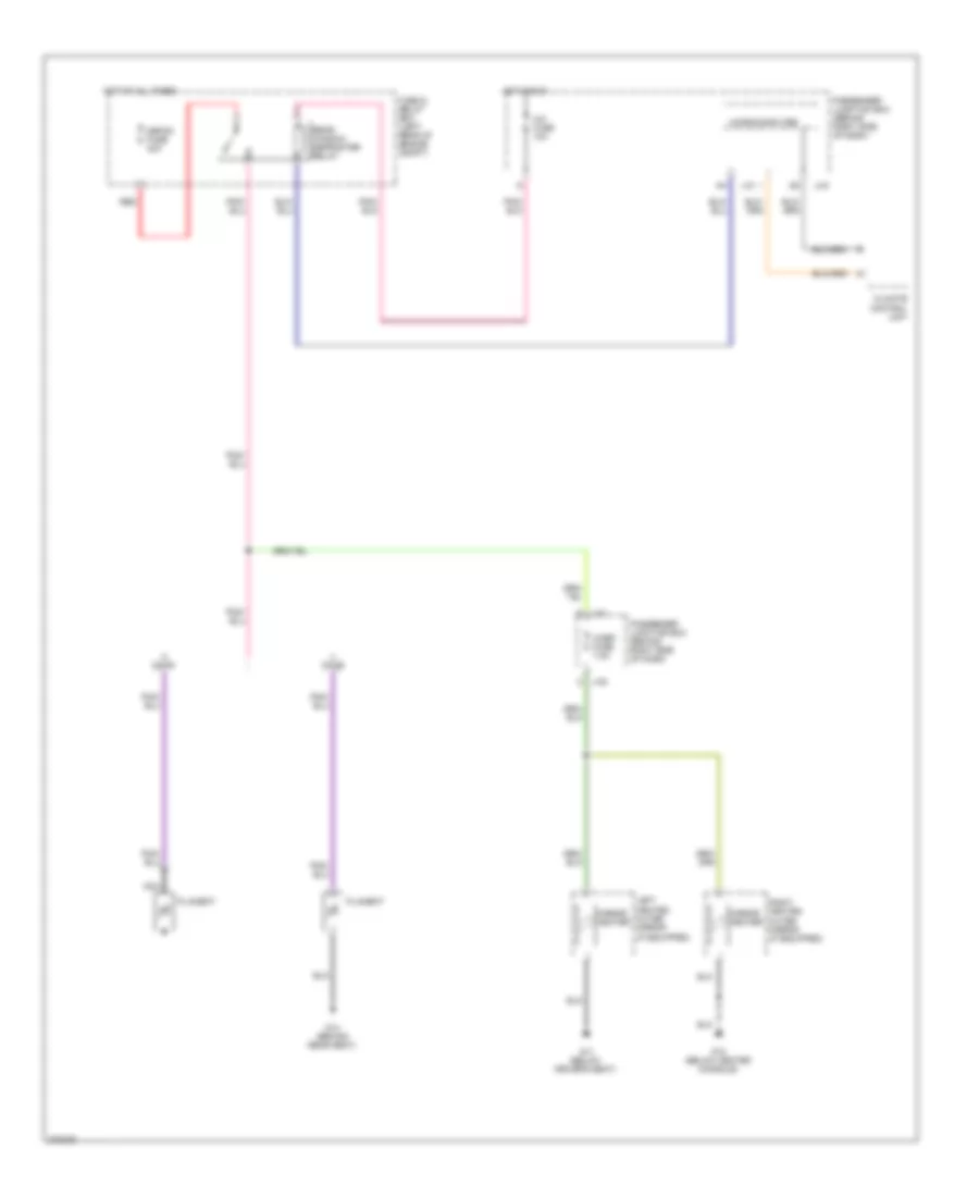 Defoggers Wiring Diagram for Mazda 3 i Touring 2008