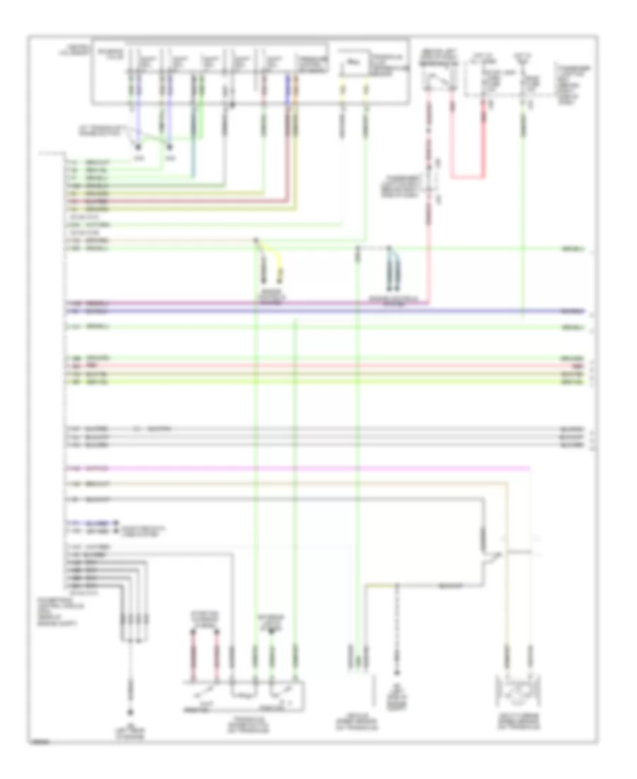Transmission Wiring Diagram, California, 4 Speed AT (1 of 2) for Mazda 3 i Touring 2008