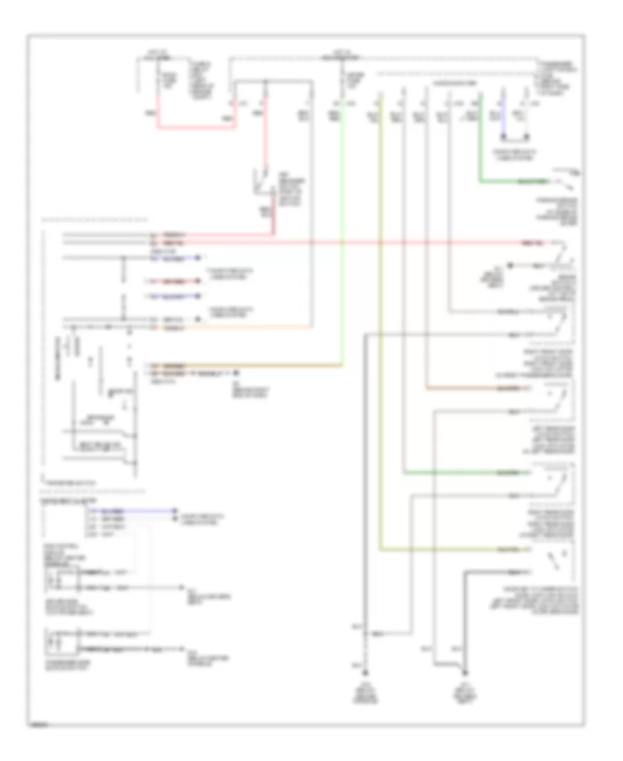 Chime Wiring Diagram for Mazda 3 i Touring 2008