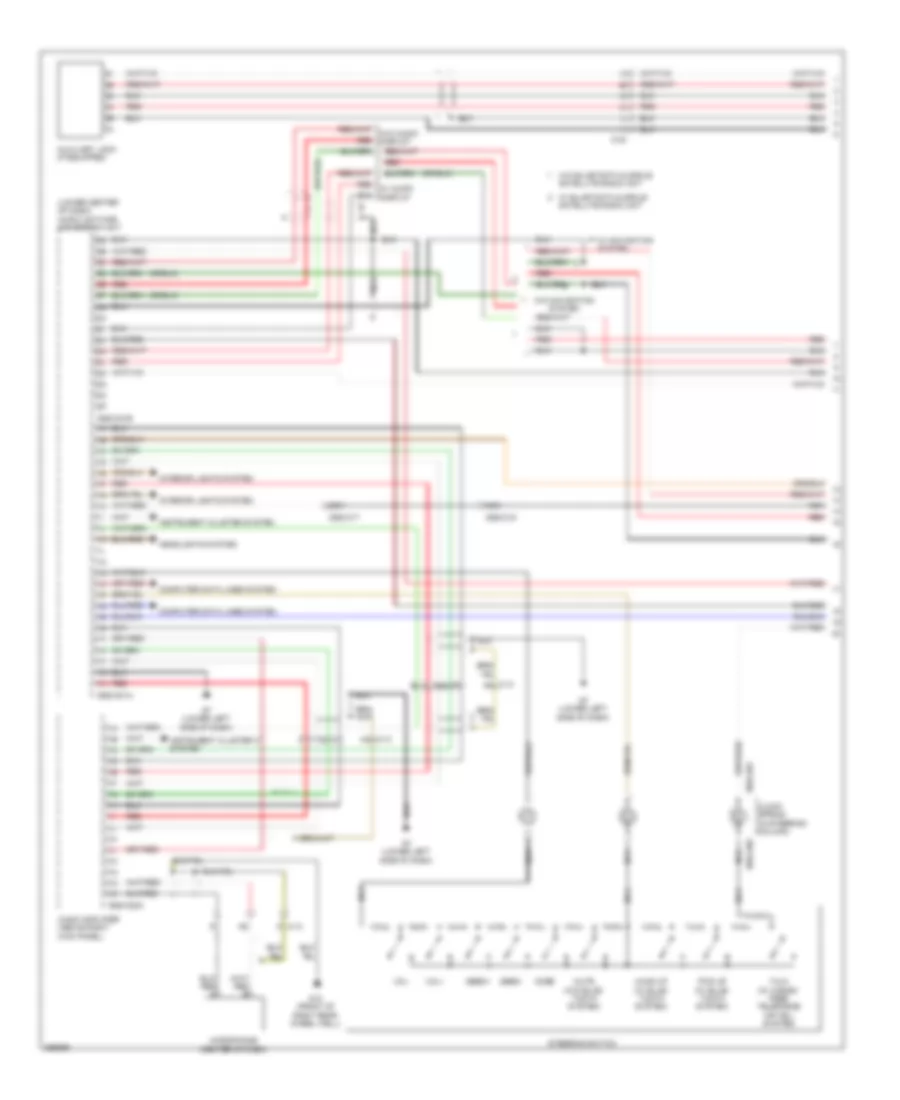 Radio Wiring Diagram with Bose 1 of 3 for Mazda 6 i Sport 2011