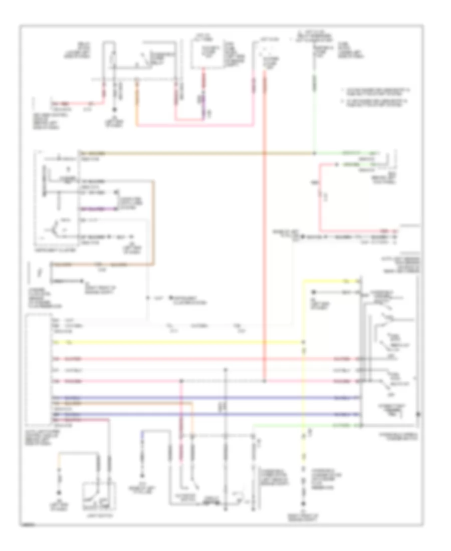 Электросхема стеклоочистителя, дворников и омывателя, С Авто Система Дворника для Mazda 6 i Sport 2011