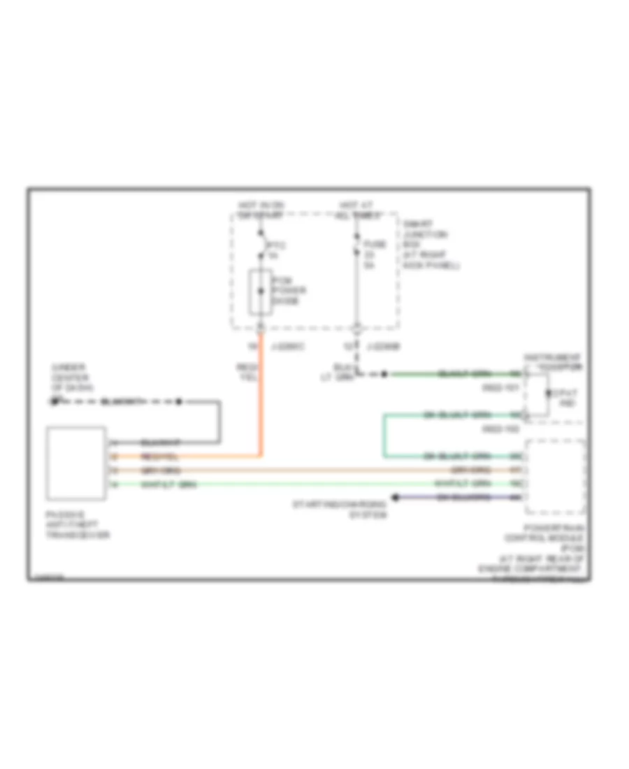 Passive Anti theft Wiring Diagram for Mazda B2006 2300