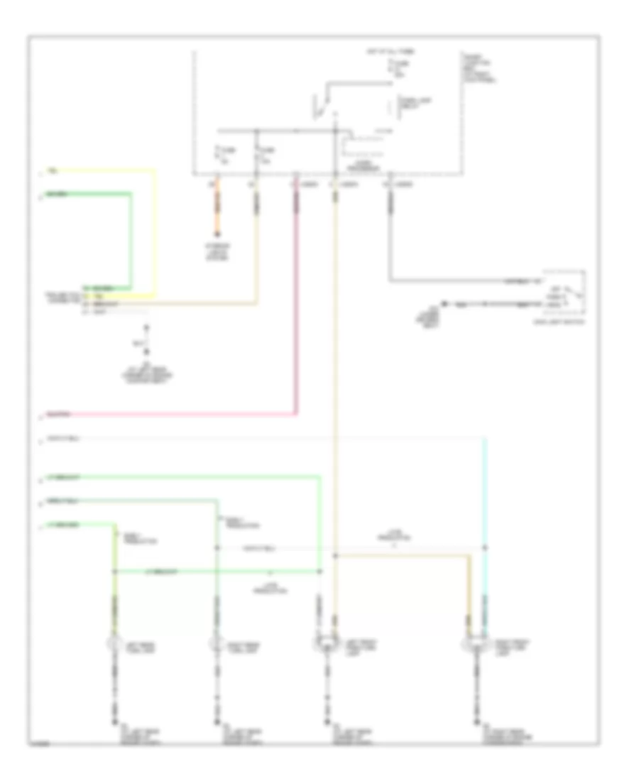 Exterior Lamps Wiring Diagram (2 of 2) for Mazda B2300 2006