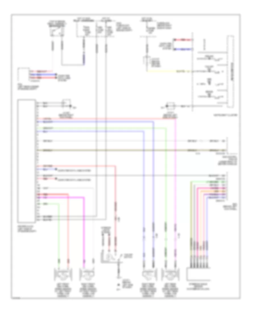 Anti lock Brakes Wiring Diagram for Mazda CX 9 Grand Touring 2013