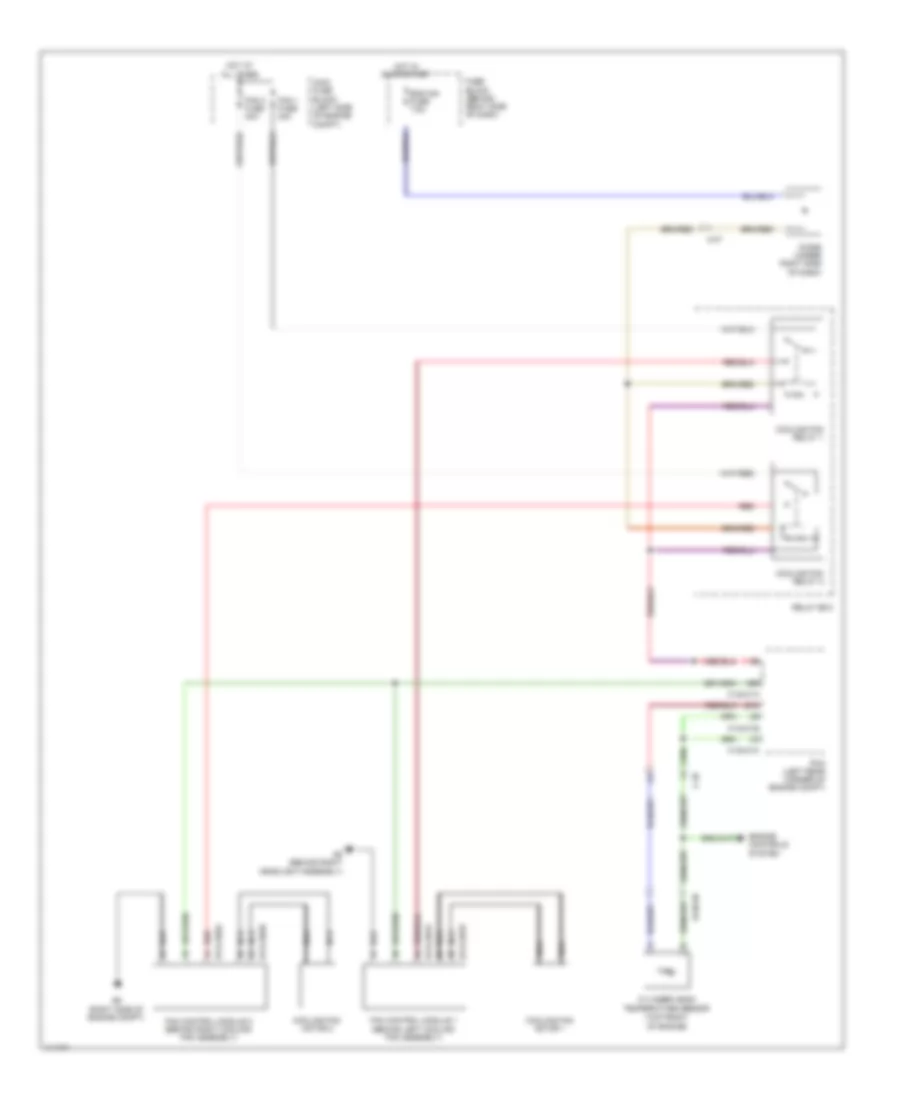 Cooling Fan Wiring Diagram Dual Fans for Mazda CX 9 Grand Touring 2013