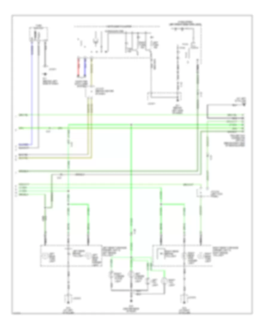 Exterior Lamps Wiring Diagram (2 of 2) for Mazda CX-9 Grand Touring 2013