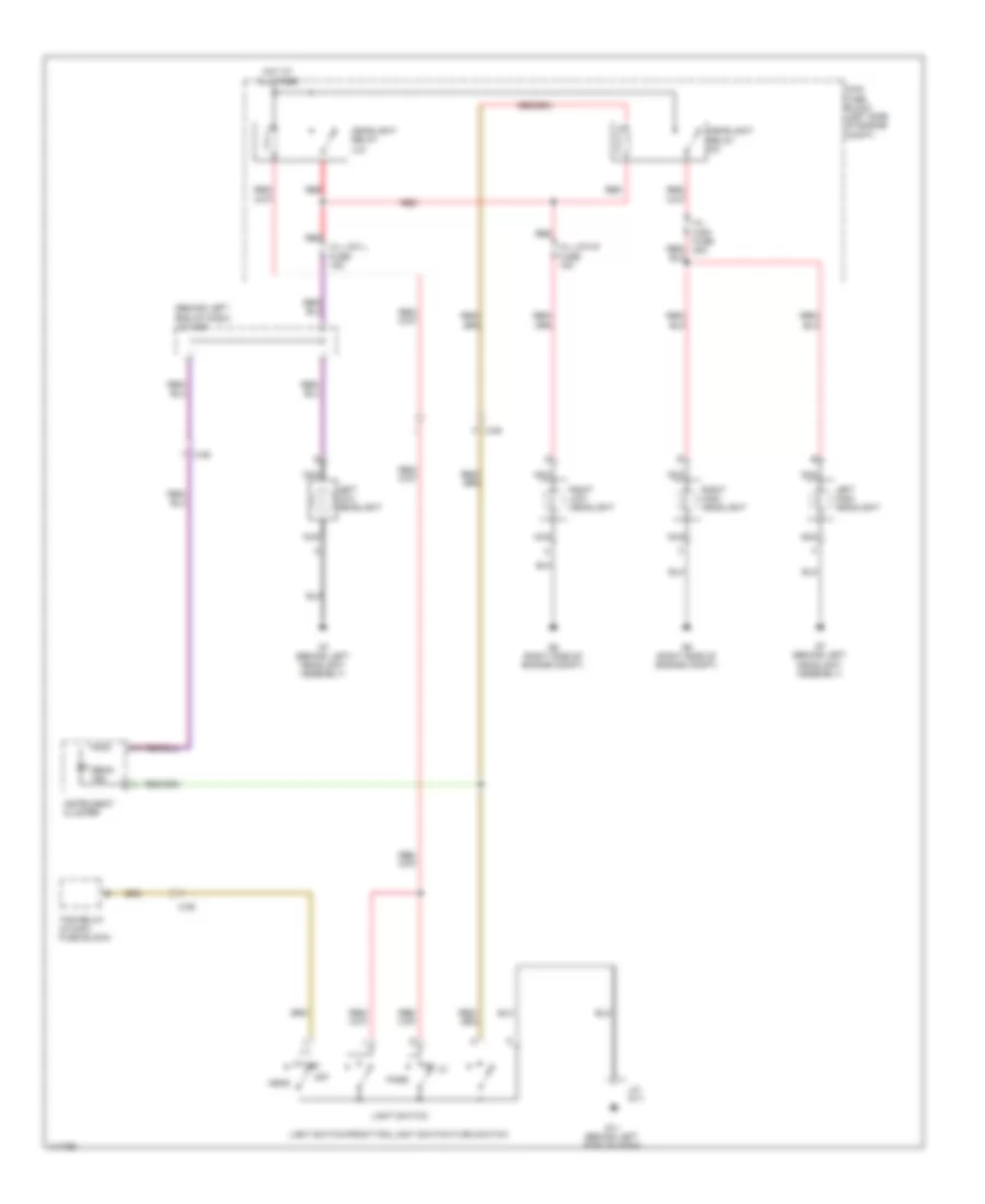 Headlights Wiring Diagram with Halogen without Auto Lights Off for Mazda CX 9 Grand Touring 2013