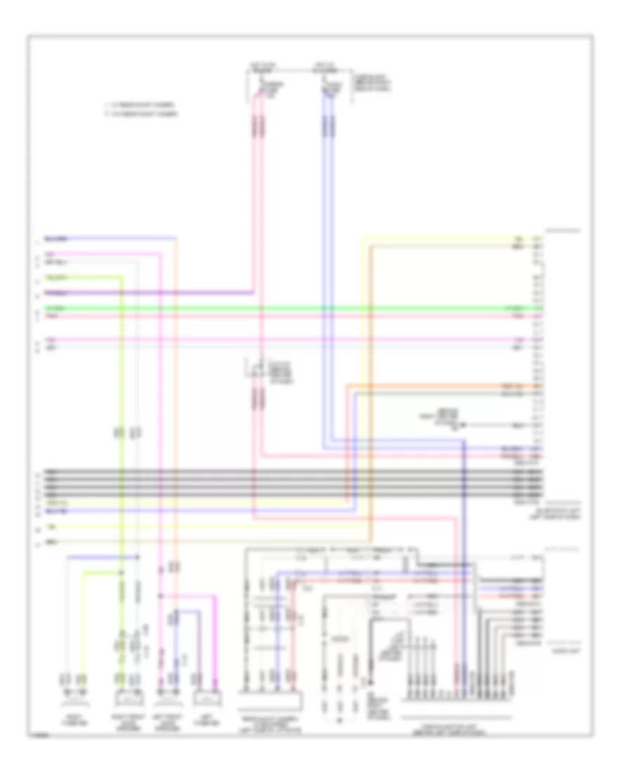 Radio Wiring Diagram, without Bose (2 of 2) for Mazda CX-9 Grand Touring 2013