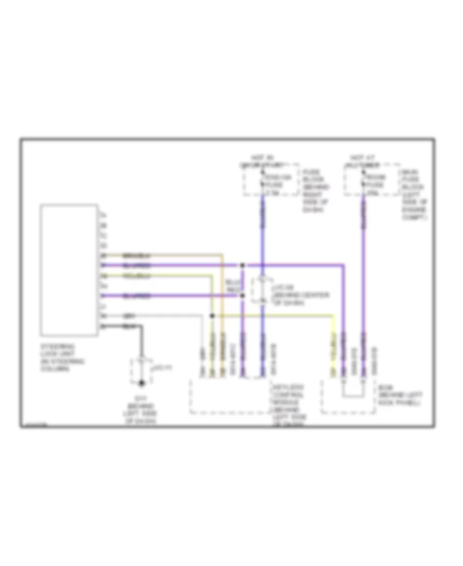 Shift Interlock Wiring Diagram for Mazda CX-9 Grand Touring 2013