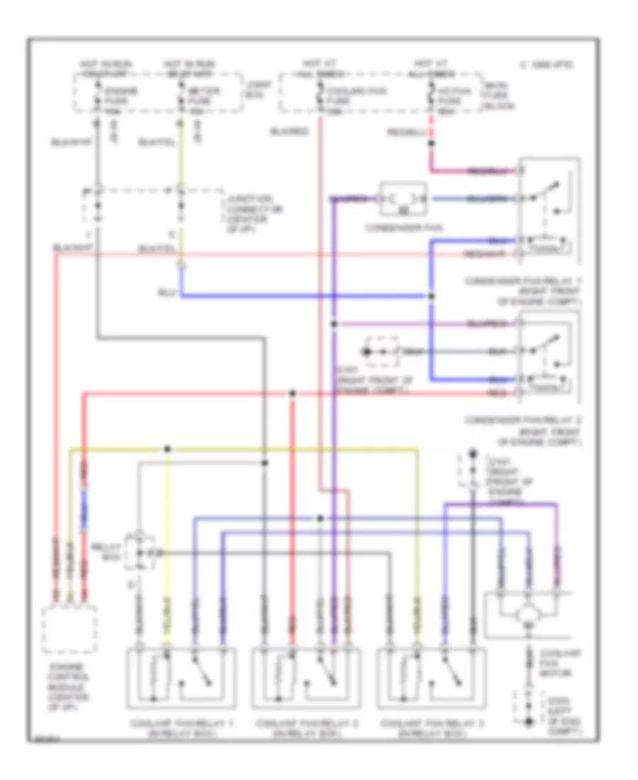 2 3L Cooling Fan Wiring Diagram for Mazda Millenia 1995