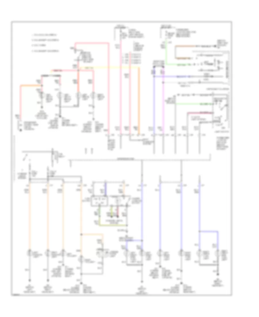 Exterior Lamps Wiring Diagram for Mazda 3 s Grand Touring 2008