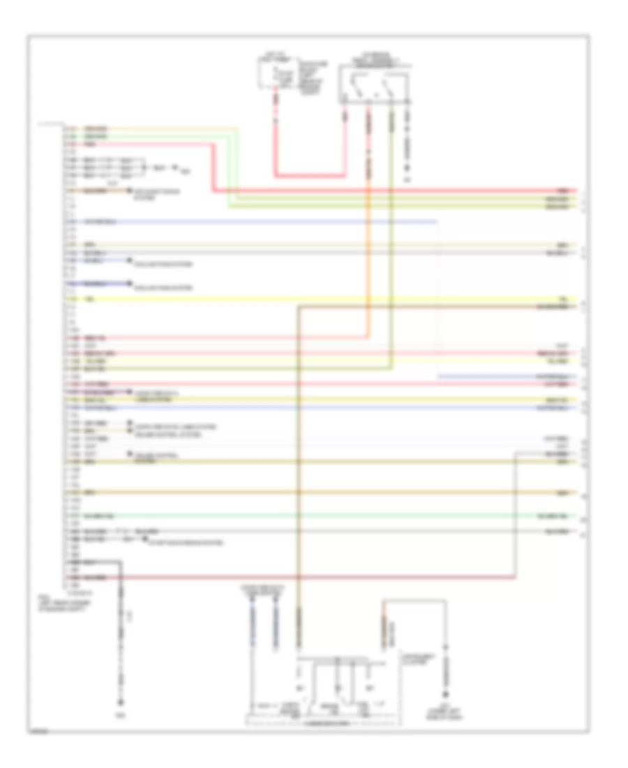 2.5L, Engine Performance Wiring Diagram (1 of 4) for Mazda CX-7 i Touring 2012