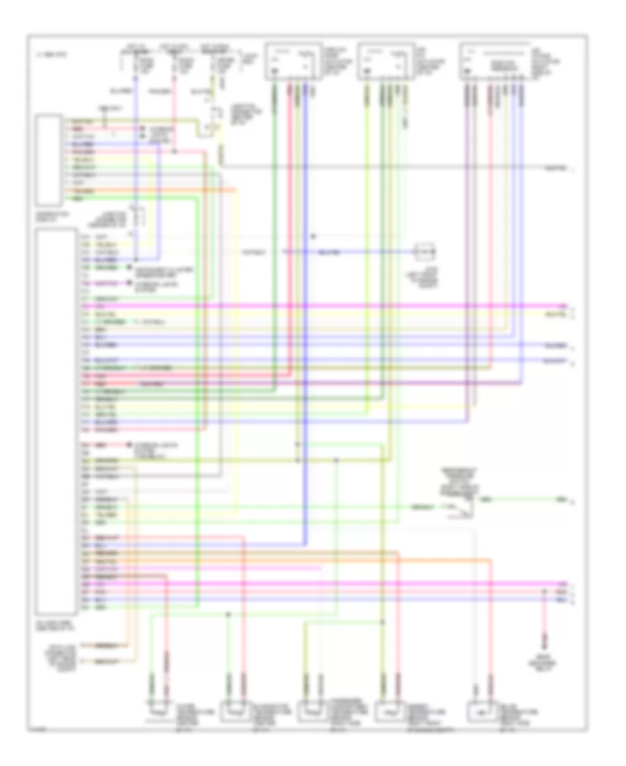 2 3L A C Wiring Diagram 1 of 2 for Mazda Millenia S 1995