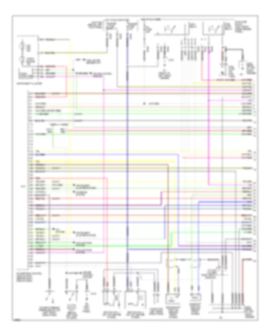 2 0L Engine Performance Wiring Diagrams Early Production 1 of 3 for Mazda Protege DX 2002
