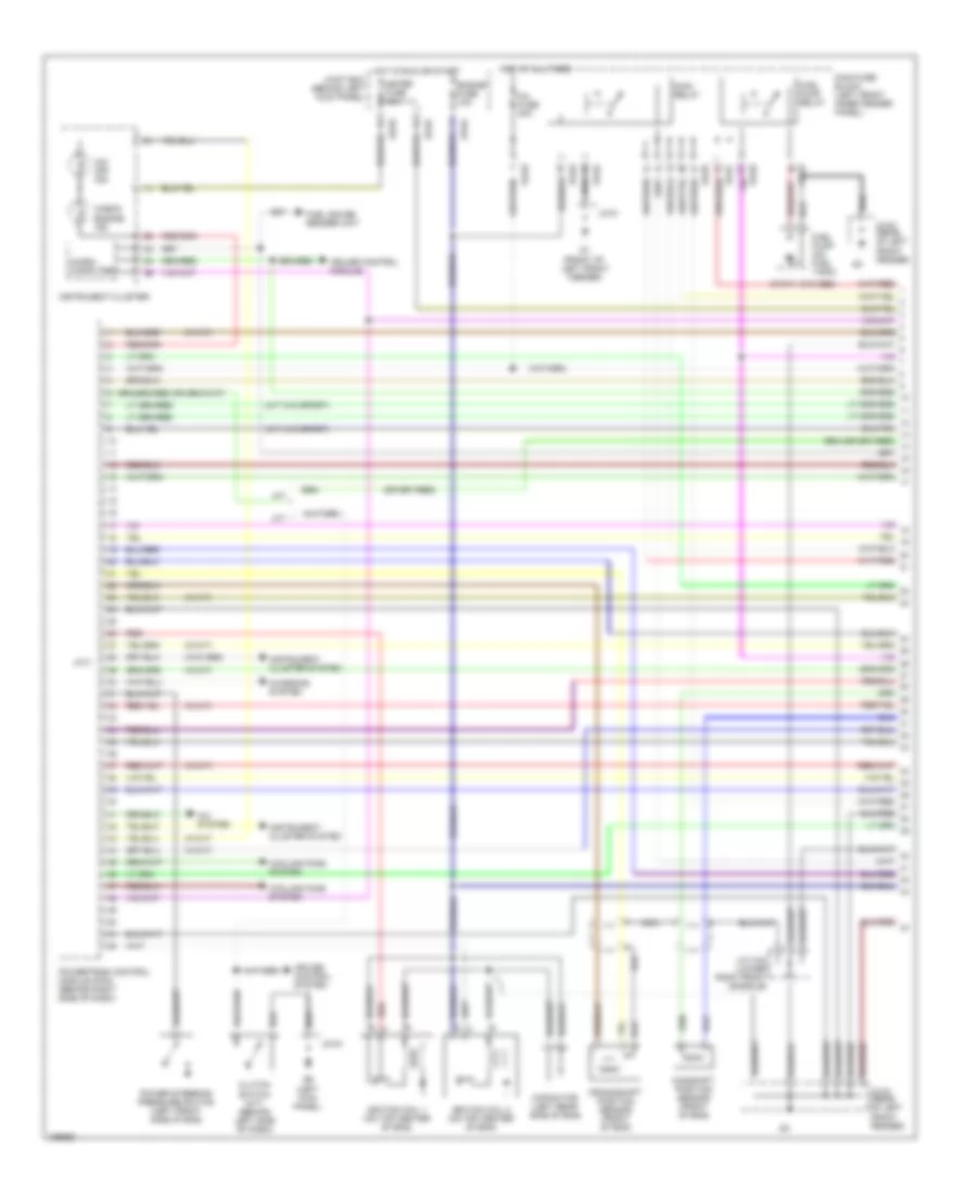 2 0L Engine Performance Wiring Diagrams Late Production 1 of 4 for Mazda Protege DX 2002