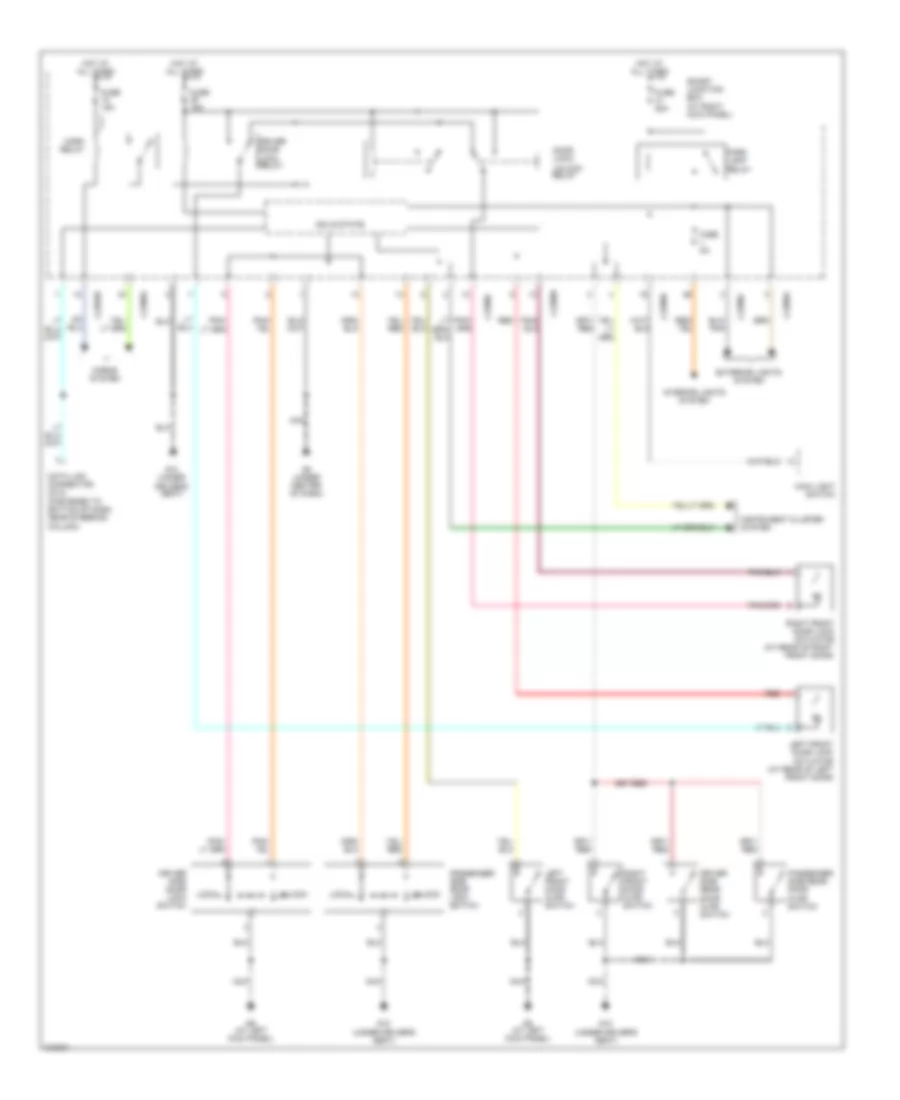 Forced Entry Wiring Diagram for Mazda B3000 Dual Sport 2006