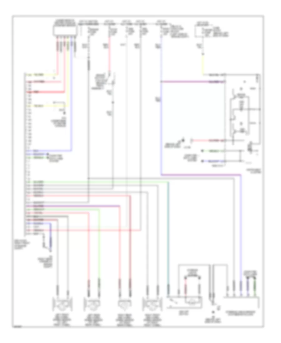 Anti lock Brakes Wiring Diagram with Dynamic Stability Control for Mazda MX 5 Miata SV 2008