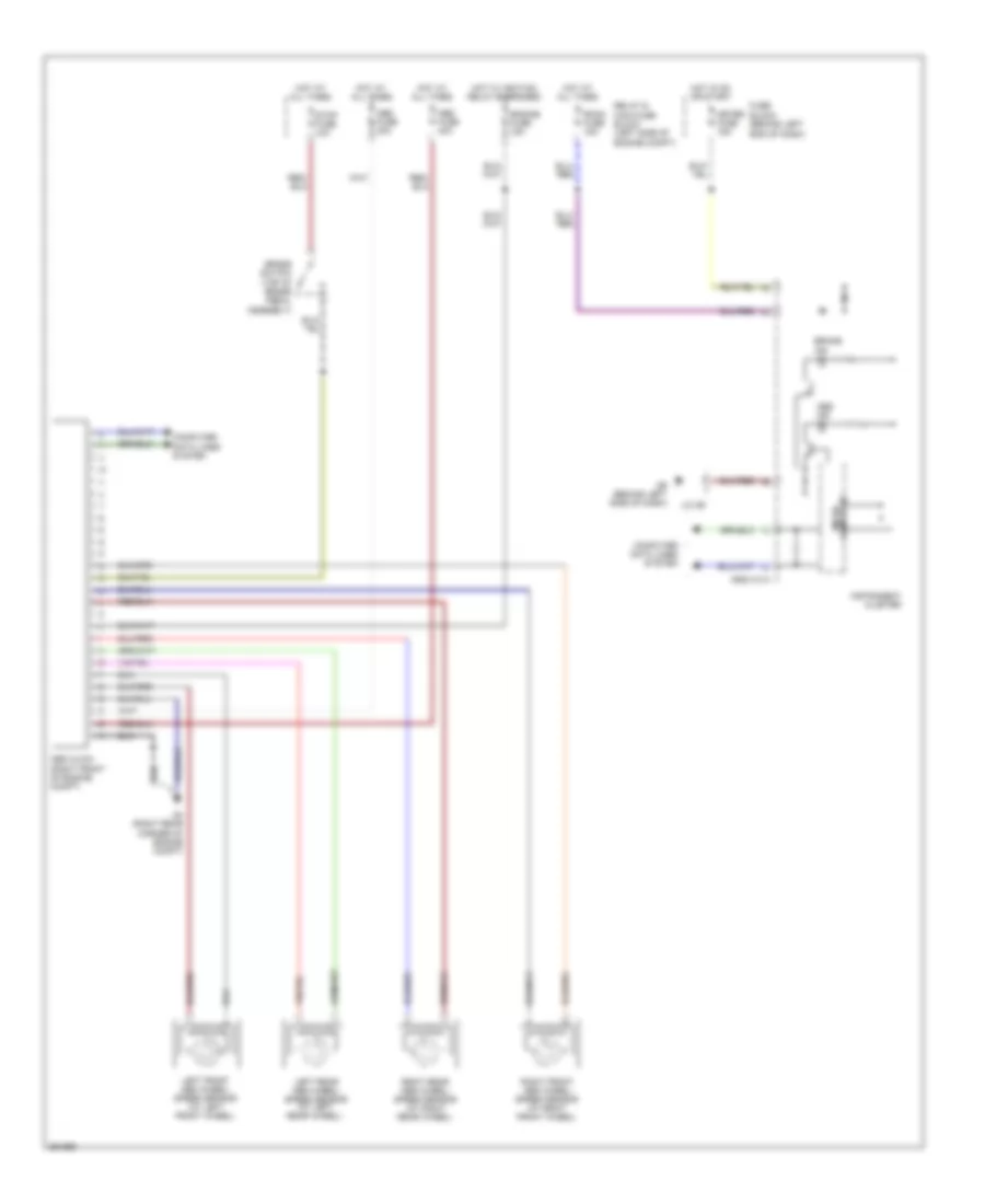 Anti-lock Brakes Wiring Diagram, without Dynamic Stability Control for Mazda MX-5 Miata SV 2008