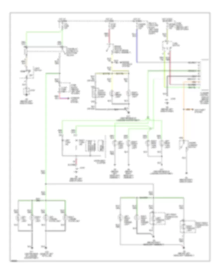 Exterior Lamps Wiring Diagram for Mazda MX 5 Miata SV 2008