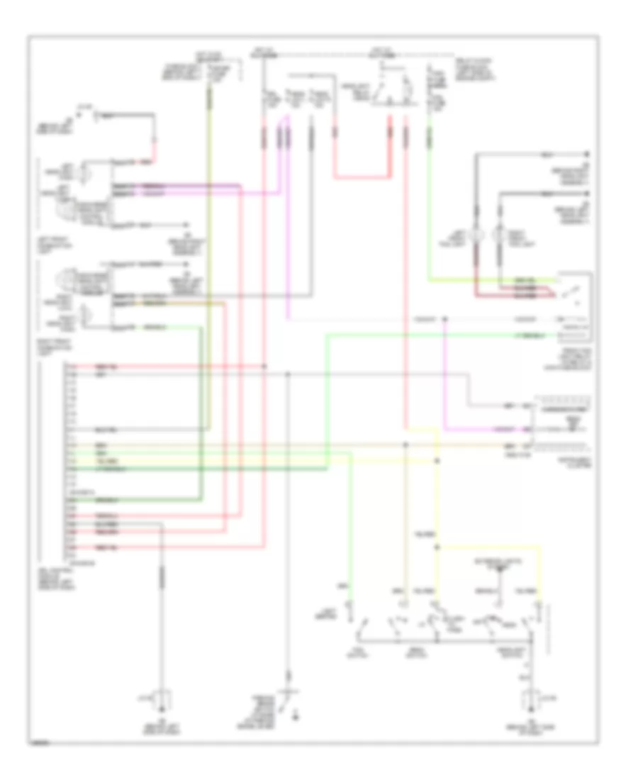 Headlights Wiring Diagram with HID with DRL for Mazda MX 5 Miata SV 2008