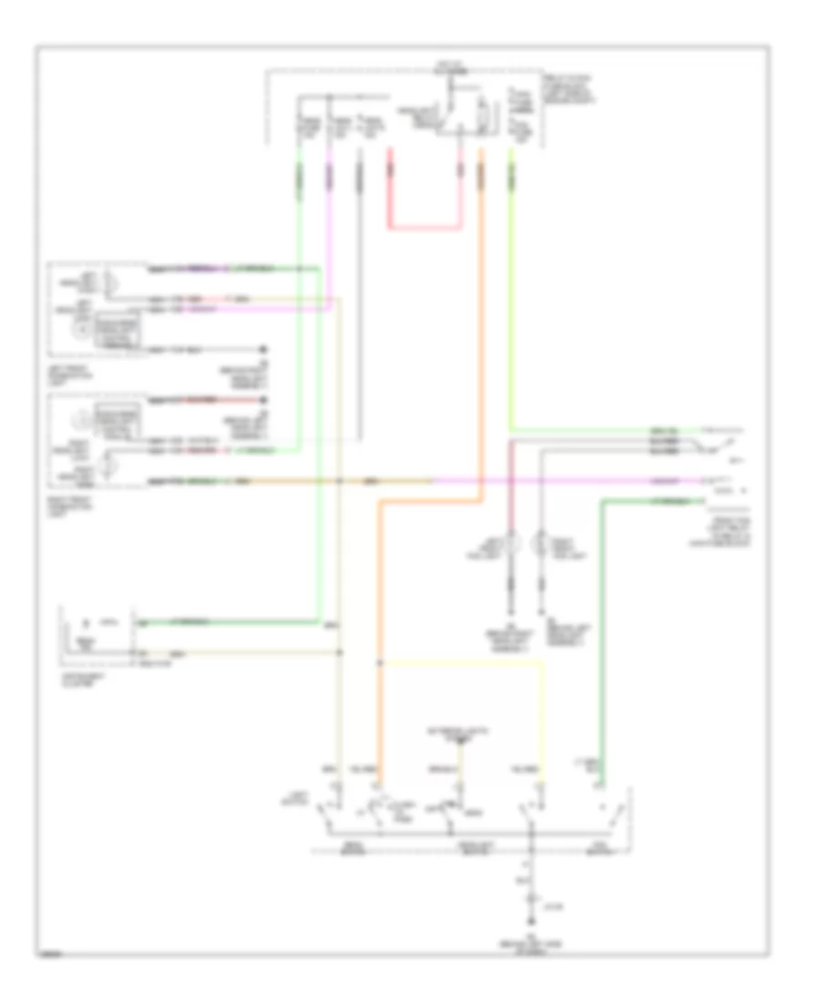 Headlights Wiring Diagram with HID without DRL for Mazda MX 5 Miata SV 2008