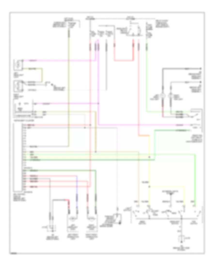 Headlights Wiring Diagram with Halogen with DRL for Mazda MX 5 Miata SV 2008