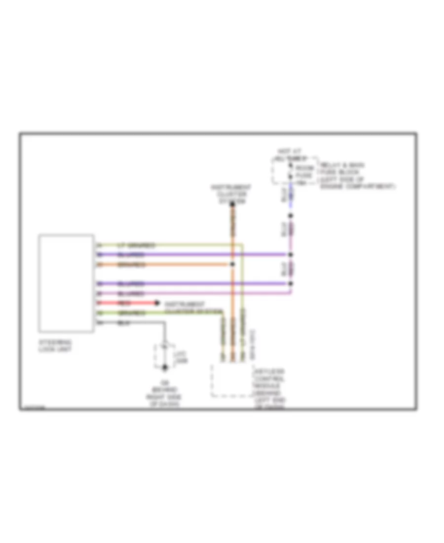 Shift Interlock Wiring Diagram for Mazda MX-5 Miata SV 2008