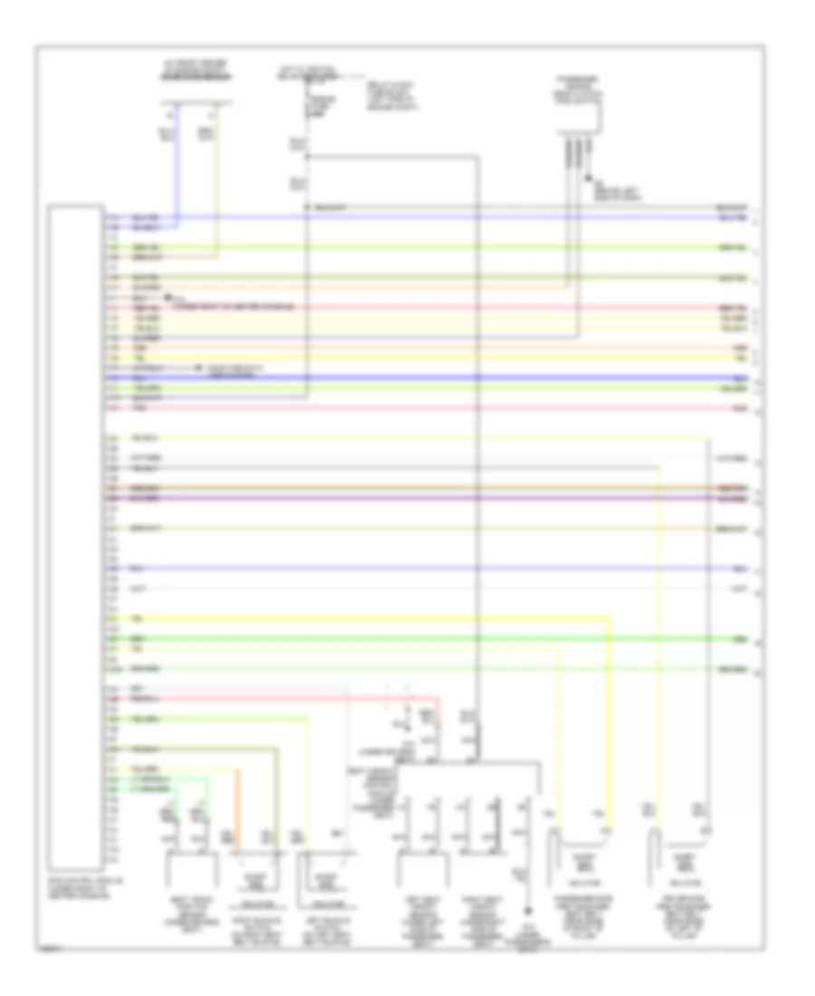 Supplemental Restraints Wiring Diagram 1 of 2 for Mazda MX 5 Miata SV 2008