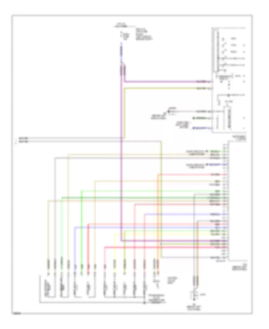 Transmission Wiring Diagram (2 of 2) for Mazda MX-5 Miata SV 2008