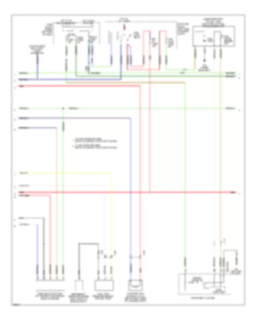 2.5L, Engine Performance Wiring Diagram (2 of 4) for Mazda 6 s Grand Touring 2011