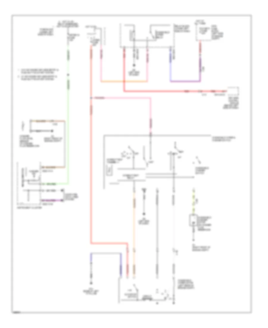 Wiper Washer Wiring Diagram without Auto Wiper System for Mazda 6 s Grand Touring 2011