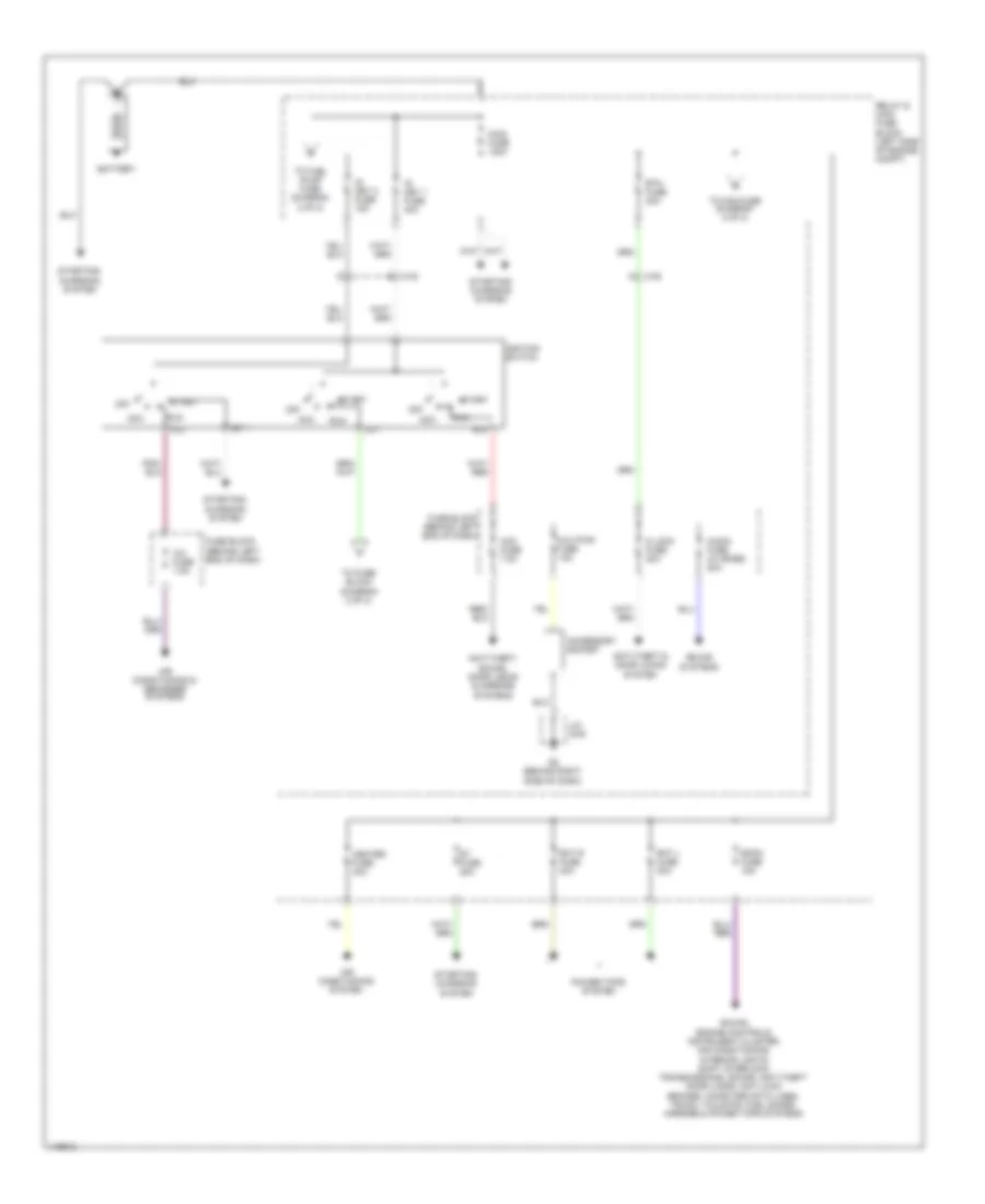 Power Distribution Wiring Diagram 1 of 2 for Mazda MX 5 Miata Club 2013