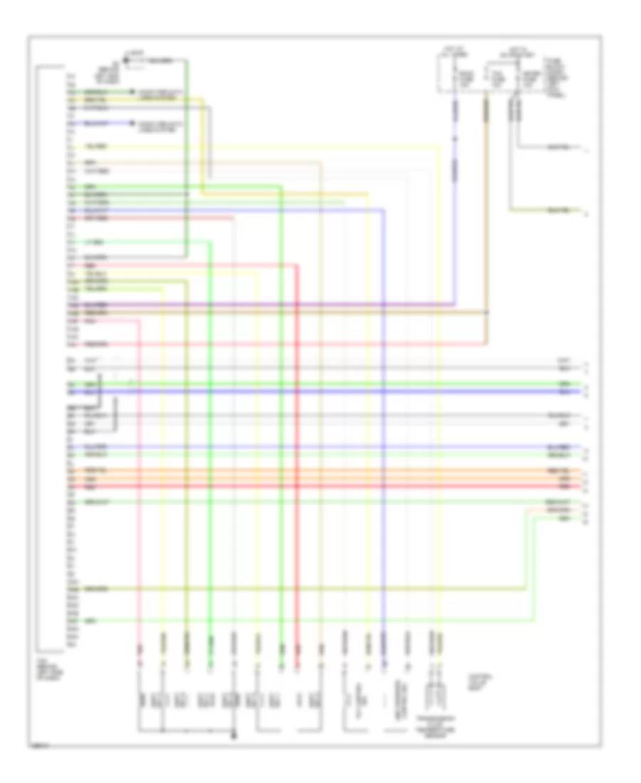 Transmission Wiring Diagram 1 of 2 for Mazda RX 8 Grand Touring 2008