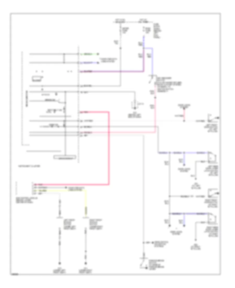Chime Wiring Diagram for Mazda RX 8 Grand Touring 2008