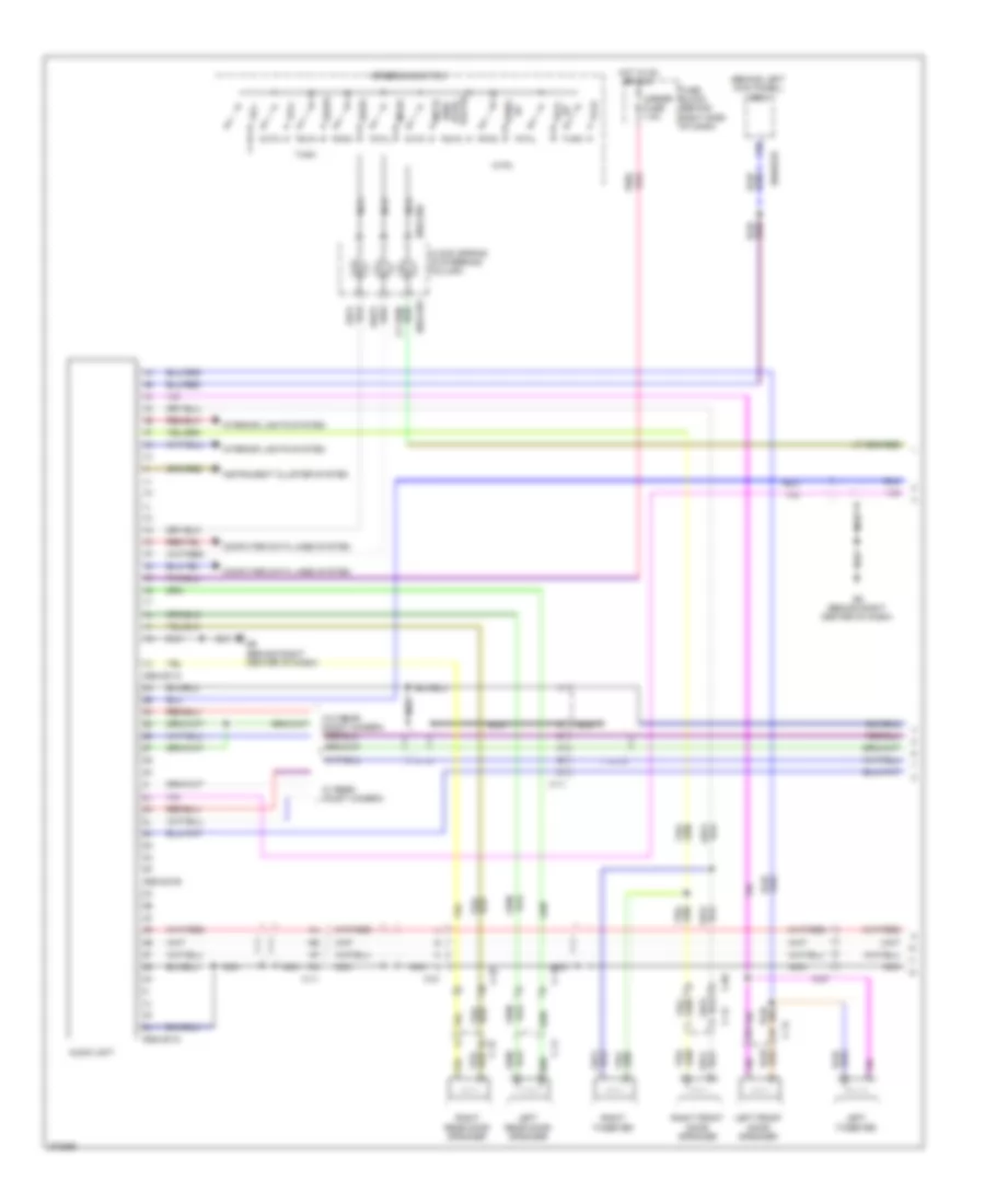 Radio Wiring Diagram without Bose 1 of 2 for Mazda CX 9 Grand Touring 2012