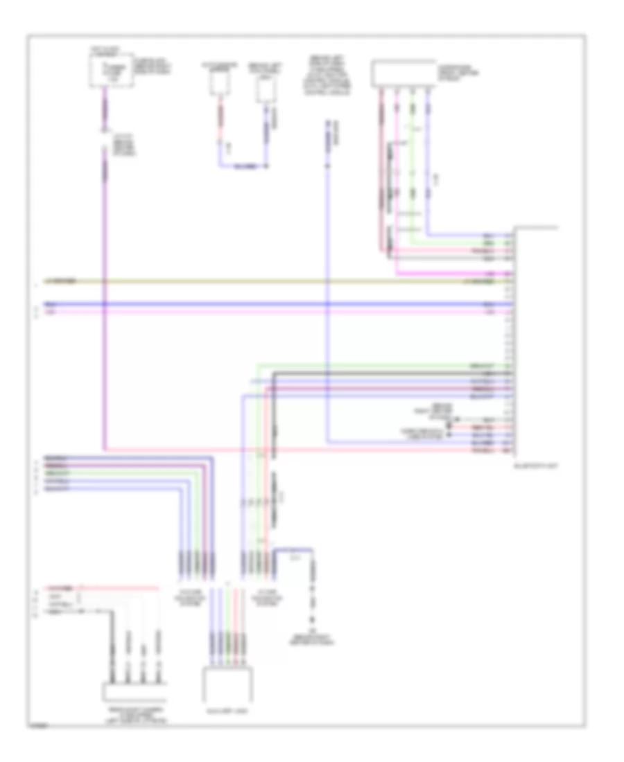 Radio Wiring Diagram, without Bose (2 of 2) for Mazda CX-9 Grand Touring 2012