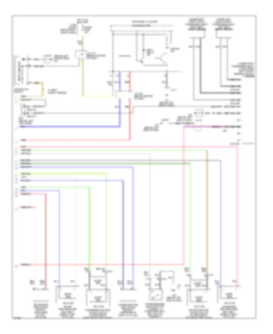 Supplemental Restraints Wiring Diagram (2 of 2) for Mazda CX-9 Grand Touring 2012