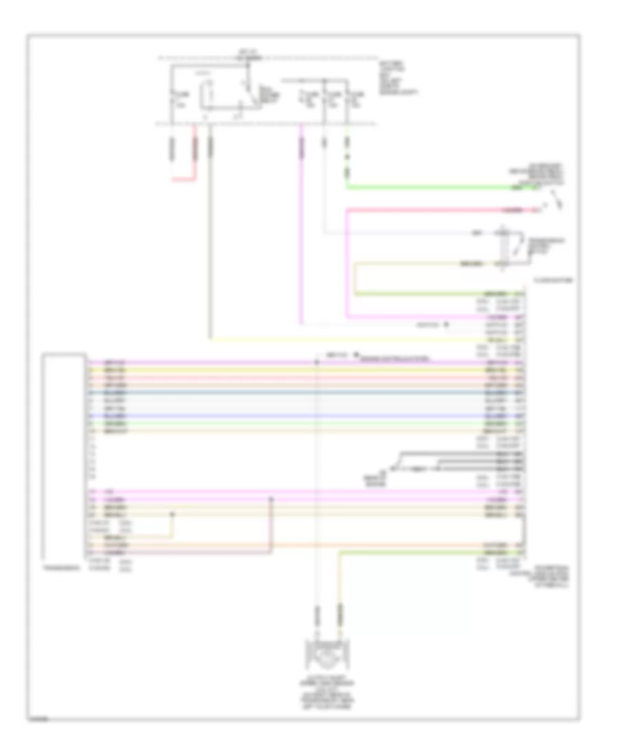 2.5L, AT Wiring Diagram, Except Hybrid for Mazda Tribute s Grand Touring 2009