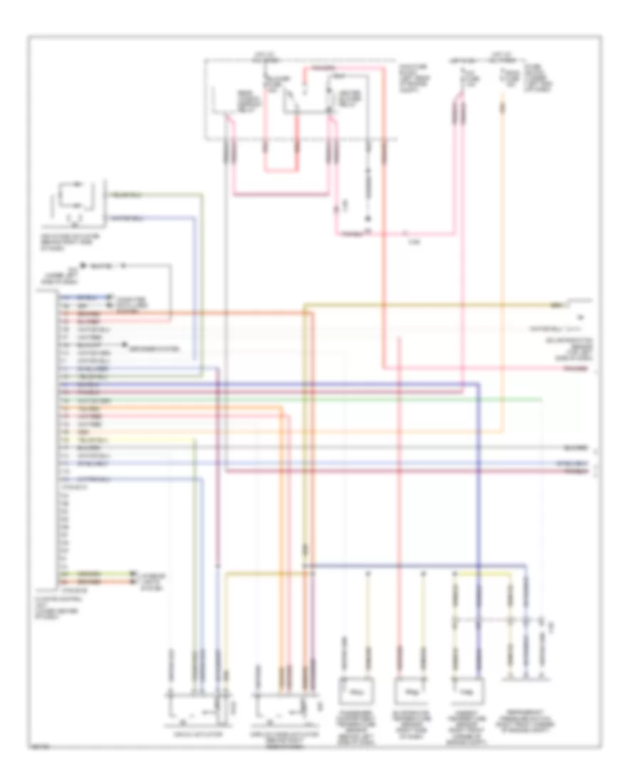 Automatic A C Wiring Diagram 1 of 2 for Mazda CX 7 i Sport 2011