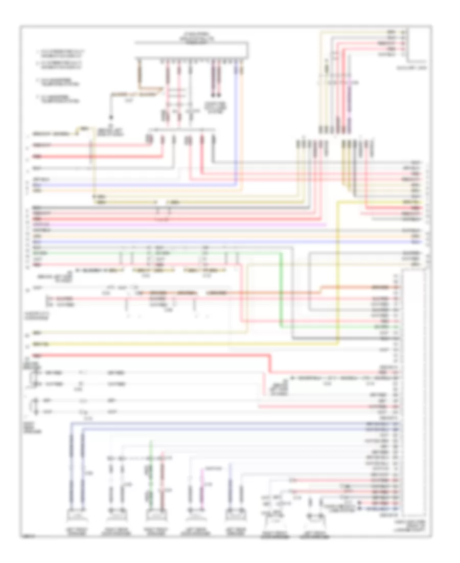 Navigation Wiring Diagram (2 of 3) for Mazda CX-7 i Sport 2011