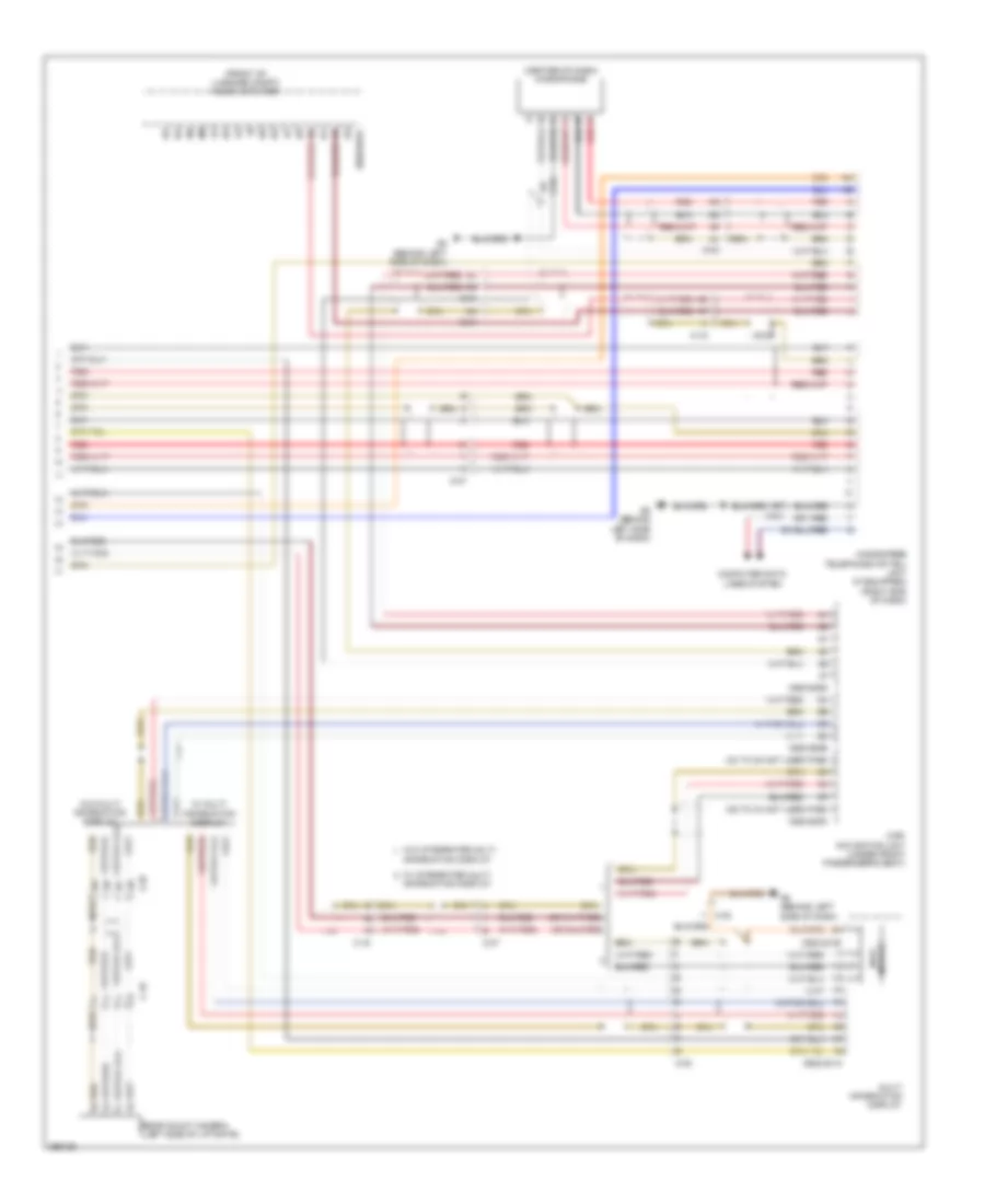 Navigation Wiring Diagram (3 of 3) for Mazda CX-7 i Sport 2011